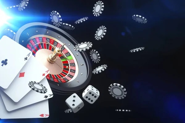 Multiple camera angles in togeling live-dealer studio showing roulette table and dealer